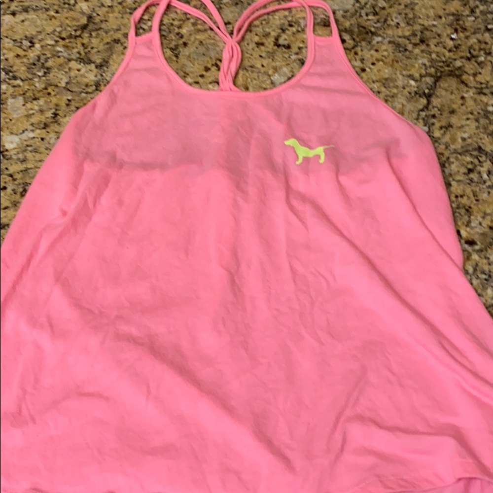 Pink Victoria’s Secret tank. Size XS